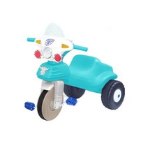 경찰자전거 대형 세발자전거 스카이블루 아이보노 유아자전거 3세