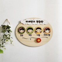 게시판 미세 먼지 현황판, 1개