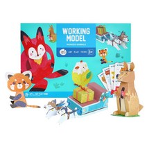 3살 4살 손힘기르기 동물모양 종이접기 복지관 엄마랑 종이놀이 노인돌봄 장난감 6살, 상세페이지참조