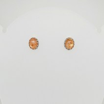 선스톤 은귀걸이 7x9mm