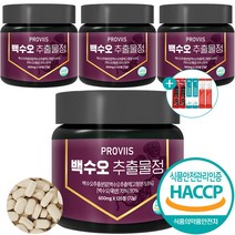백수오 추출물 정 국내산 식약처 HACCP 인증 120정 + 사은품 증정, 4개