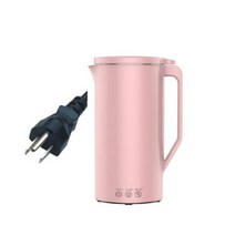 듀유제조기 이유식제조기 영양식제조기 죽만들기미니 가정용 휴대용 두유 메이커 350ML/500ML 밀크 쉐이크, 04 Pink 500ML_01 미국_01 110V