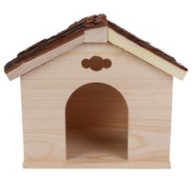우드하우스 통나무은신처 다람쥐 기니피그 햄스터 빌라 캐빈, 기본 23x15x19cm
