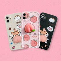 아이폰 13 프로 맥스 케이스 귀여운 3D 입체 몰랑 모찌