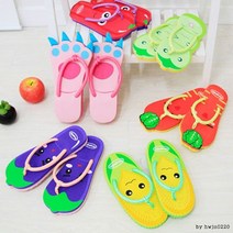 JN 야채쪼리 공룡발쪼리 슬리.퍼 샌들 쪼리