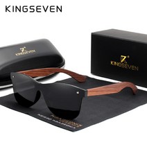 선글라스 패션선글라스 kingseven 천연 나무 남성 편광 패션 태양 안경 original wood oculos de sol masculino