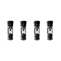 ECOIDEAS 에코아이디어스 히말라야 히말라얀 블랙 솔트 소금 밀 그라인더 Black salt himalayas 90g 4개, 1세트