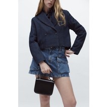 독일 자라 ZARA DOUBLE-HANDLE CROSSBODY BAG - Black 154172