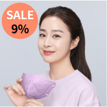 새부리형 아이바나리 김태희 컬러 페이스 마스크 10매 (사은품 1매 증정)여름용, 사이즈M 라벤더퍼플 10매(+1매)