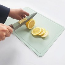 국산 칼집 나지 않는 도마 소음없는 도마 탄성력 조리도구