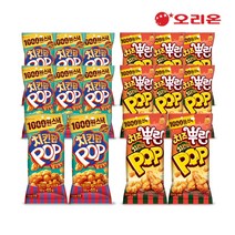 JJ 오리온 치즈뿌린 치킨팝 65g x 8p + 닭강정맛, 단품