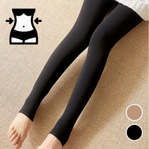 (2색) 복부압박 800D 고리레깅스 무발 겨울 타이즈, 에이샵 본상품선택