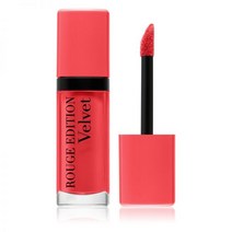 Bourjois 부르조아 Rouge Edition 루즈 에디션 벨벳 리퀴드 립스틱 매트 립 04 Peach Club 피치 클럽 7.7ml, shade 04 Peach Club 7.7 ml