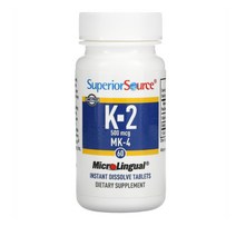 슈페리어 소스 비타민K2 메나퀴논 500mcg 60정