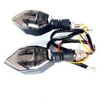 전동킥보드 전동스쿠터 윙카 LED 방향지시등, 블루+옐로우