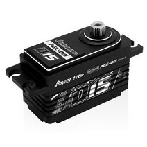 파워 HD 서보 D15 (온로드 추천 산와 SSR 대응) D15 High Voltage 18kg / 0.08 Sec Low Profile Servo