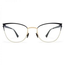 MYKITA 마이키타 캣츠아이 한혜연 안경 No1 LEA Black/골드 Cats Eye Full Rim 안경테 프레임 51-19-150