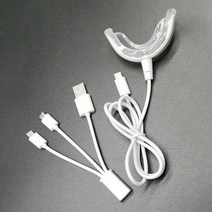 치아미백기 치아미백겔 셀프치아미백 이빨미백 자가미백 스티커 치아미백패치 스마트 LED 치아 미백 장치, 01 White
