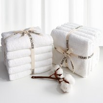테리파머 미국목화 호텔수건 170g 타월 20장 수건세트 타올 수건 욕실수건 세면타올 타월 호텔타올 호텔타월 목욕타올 샤워타올 목욕수건 면 샤워수건 코마사 30수 10장 30장, 화이트