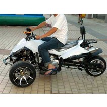 삼륜오토바이 초보자 입문오토바이 트리오 기관차 복고풍 전기 소형 전동, 화이트역삼륜 150배기량 12인치 타이어