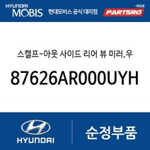 스캘프-아웃 사이드 리어 뷰 미러 우측 (87626AR000UYH) 제네시스 GV70 제네시스 GV70 전기차