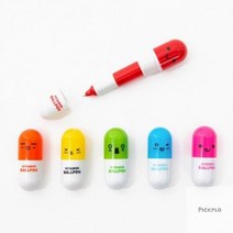 귀여운 비타민 알약볼펜 F6AB 픽플, 그린
