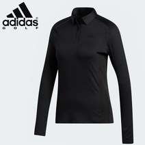 [아디다스골프 정품] FS6343 브러쉬드 LS 폴로 여성 긴팔티셔츠