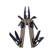 레더맨 OHT 스프링 장착 플라이어와 스트랩 커터 원핸드 멀티툴 몰레 브라운 시스 코요테 탄., Coyote Tan with MOLLE Brown Sh