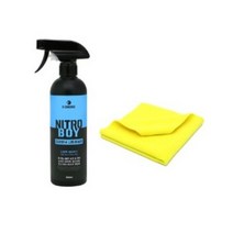 디크로닉 니트로보이 카나우바 차량용 물왁스 퀵디테일러 광택제 500ml + 타월 랜덤발송, 2세트