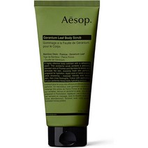 일본직발송 6. AESOP 이솝 제라늄 바디 스크럽 180ML 동시 수입품 B07CLPB4WV, One Size, One Color