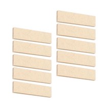 10Pcs 운동 자전거 브레이크 패드는 홈 피트니스 자전거에 대한 피팅 전문가를 대체합니다., 베이지, 양모 펠트