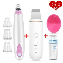 갈바닉 초음파 워터 아쿠아 필링기 유진 마사지기 테라피 전기 블랙헤드 진공 얼굴피지제거, 미용 기기 6