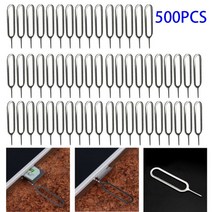 500 Pcs Eject Sim Card Tray 33 * 8mm For Universal Mobile Phone Open Pin Needle Key Tools
