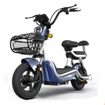 [ENGWE] 전기자전거 2인용 전동스쿠터 리튬 350W 28AH 130km, 납산20AH90KM, 블루