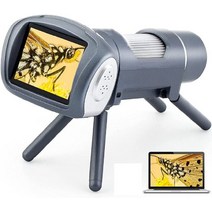 어린이 디지털 현미경 카메라 3-in-1 교육 장난감 32G 메모리 카드 인치 대형 스크린 F127, 01 은_01 200X