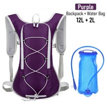 백패킹장비 루프탑 텐트 에어 원터치 차박 ThinkRider-사이클링 배낭 12L 자전거 가방 물 주머니 야외 스포츠 등산 하이킹 MTB 로드 수화, 백패킹장비 Purple 2L water bag