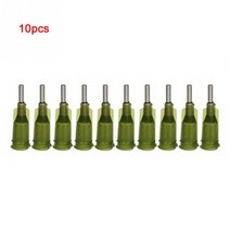 접착제주사기 투명에폭시10Pcs 14G 디스펜스 니들 팁 플럭스 솔더링 페이스트 용 Fluxo de soldagem 액세서, 한개옵션0