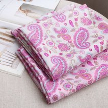 짱패브릭(2마)다후다안감지-페이즐플라워 원단 패브릭#, 핑크