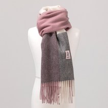 리끌로우 LAND 남자 여자 공용 100% CASHMERE 체크 머플러