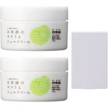 일본직발송 6. ノー品 【2개 세트+미니 미러 첨부】니혼모리 니혼슈의 라크 우루 젤 크림 180G 무향료 무, One Size, One Color