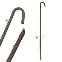 고강도 쇠말뚝 철근말뚝 지지대 단조팩 캠핑 고정말뚝 돼지꼬리 말뚝, 70cm