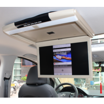 차량용 천장 모니터 스크린 카니발 TV 17인치 차박, 15인치 블랙 12V24V