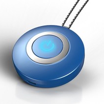 미니 휴대용 웨어러블 음이온 공기 청정기 자동차, 02 blue