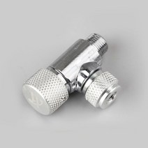 co2레귤레이터 분배기 레귤레이터 이탄 Small Regulator Diffuser DIY Aquarium Adjustment CO2 Durable Bu, 01 Single Head