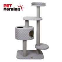 고양이 놀이터 페브릭 체크 캣타워 PMC-AS318, 상세페이지 참조