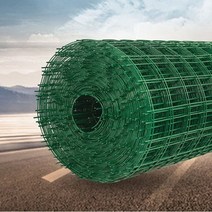 울타리망 40 "폭 x 10 미터 1/2" 구멍 롤 작은 PVC 코팅 용접 아연 도금 와이어 메쉬 울타리 패널 스크린 정원 야외, 1.5cm 9meters hard