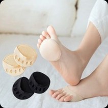 하이힐 운동화 부드러운 원단 발바닥 보호 앞꿈치 패드 발가락 양말형 폼패드