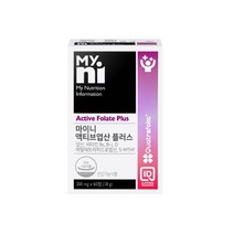 일동제약 마이니 액티브엽산 활성형 엽산 보충제 비타민 B6 B12 비타민D 임산부 수유부 영양제 300mg 60정