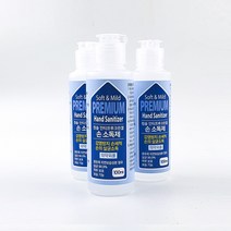 삼현제약 휴대용 손소독제 100ml 청솔 안티프루크린 손소독젤 3개