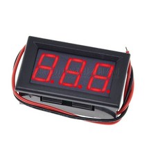 ed 차량용 간판 전광판 디지털 전압계 DC 4.5V 30V 패널 미터 6V 12V Electromobile 오토바이 자동차에 대, 한개옵션1, 01 RED